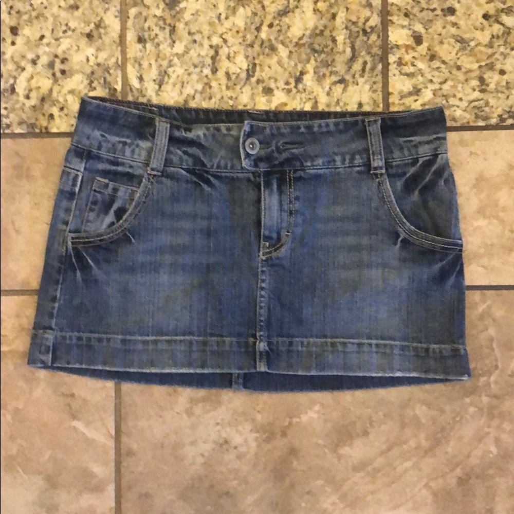 American Eagle Jean Mini Skirt